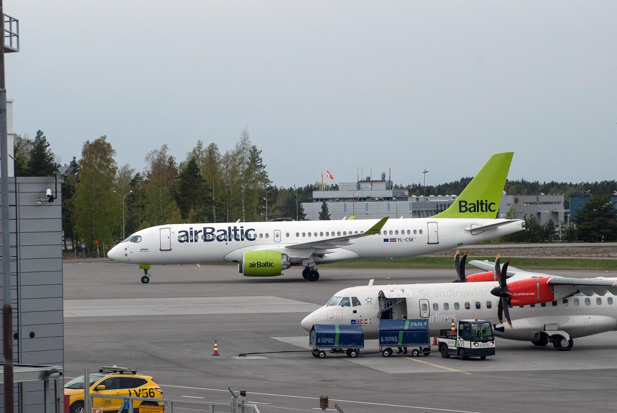 Turun lentoyhteydet palautumassa pandemiaa edeltäneelle tasolle – AirBaltic liikennöi nyt isommalla Airbus-kalustolla