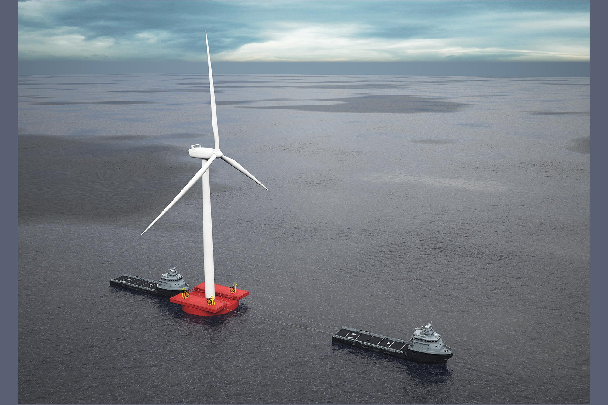 Finnish invention revolutionizes the construction of offshore wind energy